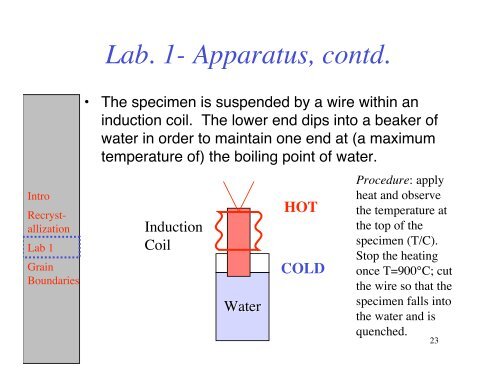 Recrystallization Theoretical & Practical Aspects - Materials Science ...