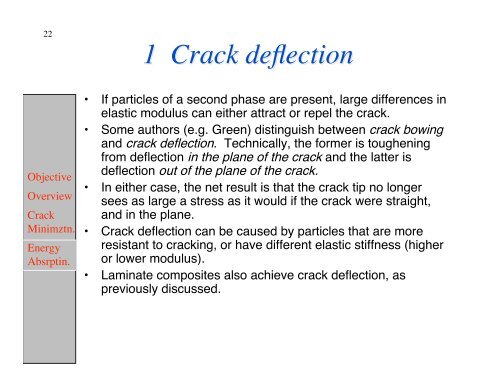 Microstructure-Properties: I Fracture Toughness - Materials Science ...