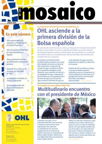 OHL asciende a la primera división de la Bolsa española