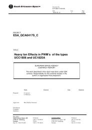 Heavy Ion Effects in PWM's of the types ... - Texas Instruments