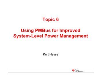 What is PMBus?