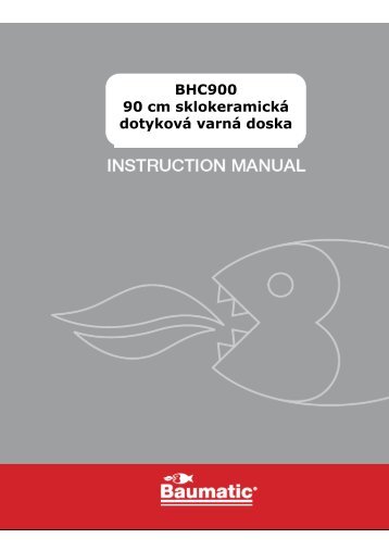 BHC900 90 cm sklokeramická dotyková varná doska - baumatic.cz