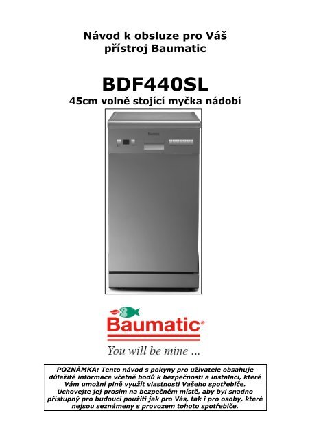 BDF440SL - baumatic.cz