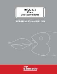 BRCI2575 Koel- vriescombinatie - baumatic.cz