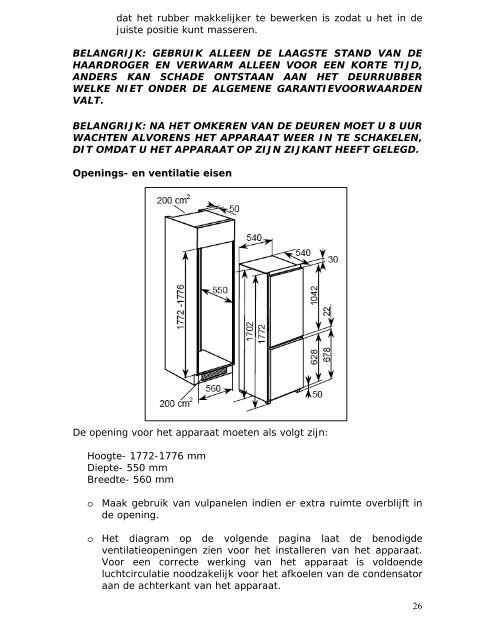 BRCI2575 Koel- vriescombinatie - baumatic.cz