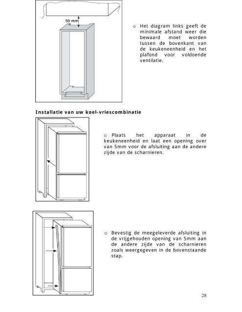 BRCI2575 Koel- vriescombinatie - baumatic.cz