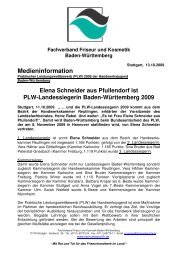 Medieninformation - Fachverband Friseur und Kosmetik Baden ...