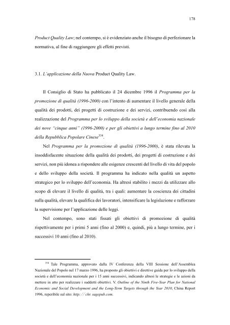 la sicurezza dei prodotti e la responsabilità del produttore nella ...