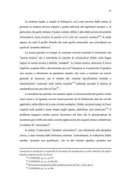 la sicurezza dei prodotti e la responsabilità del produttore nella ...