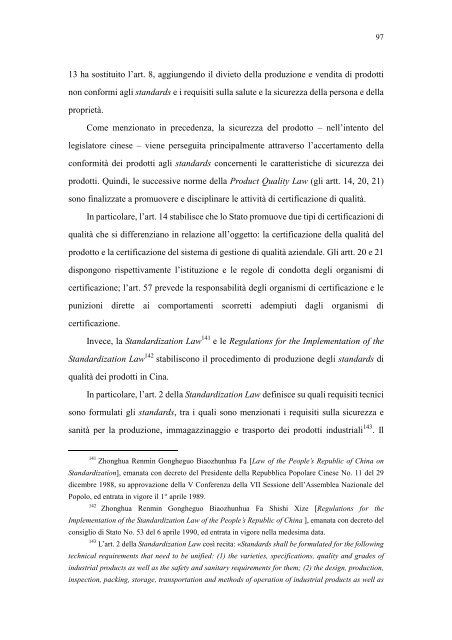 la sicurezza dei prodotti e la responsabilità del produttore nella ...