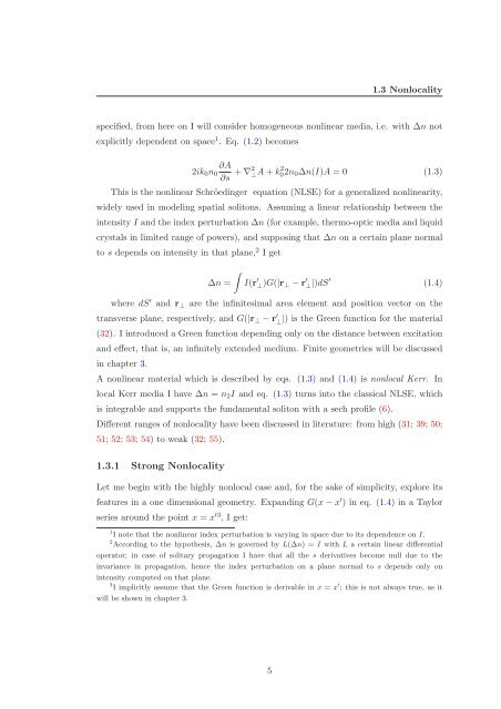 Solitons in Nonlocal Media