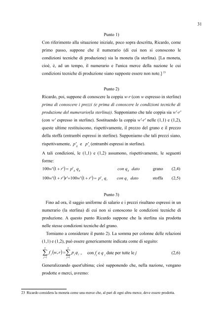 Valore e misura invariabile in Ricardo e Sraffa