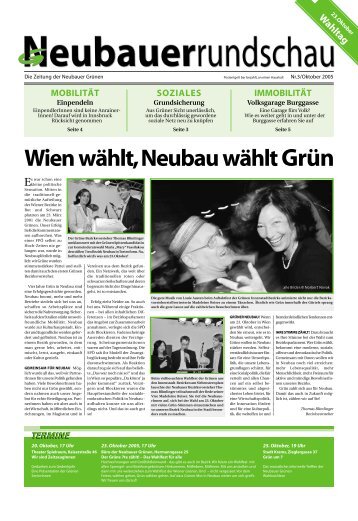 Die Neubauer Rundschau Nr. 3 / 2005 zum Herunterladen