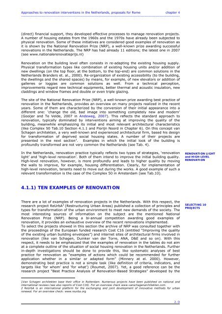 intervention strategies for renovation of social housing estates