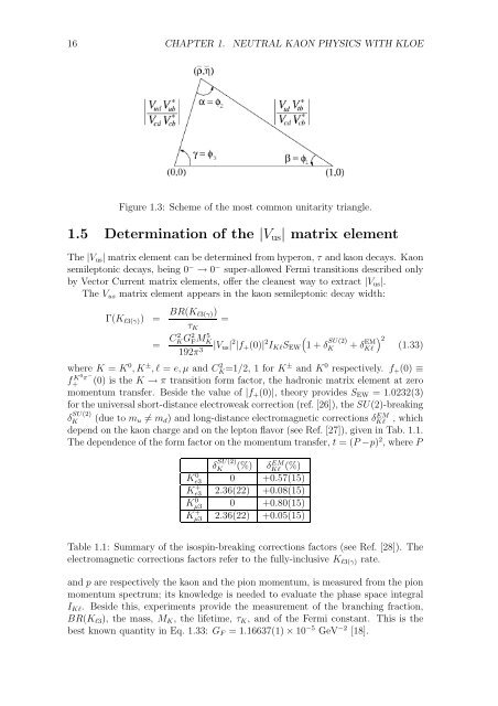 Universit`a degli studi Roma Tre Measurement of the KL meson ...