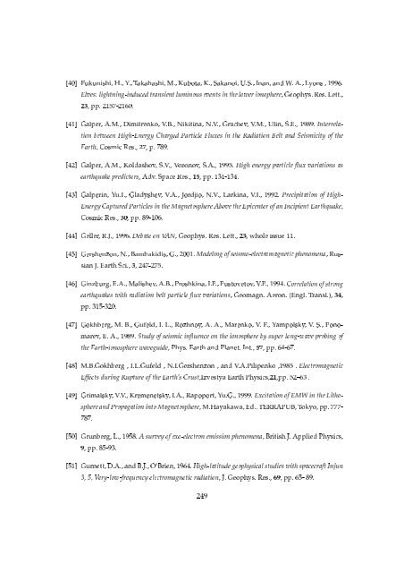 Doctorate Thesis DEMETER Satellite Data Analysis of Seismo ...