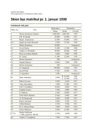 Skien bys matrikul pr. 1. januar 1930 - Digitalarkivet