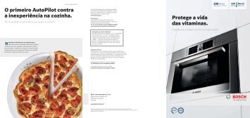 O primeiro AutoPilot contra a inexperiência na cozinha ... - Bosch