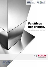 Fanáticos por ar puro. - Bosch