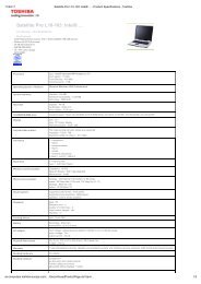 Satellite Pro L10-103: Intel ...