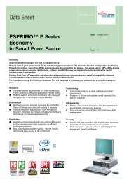 Data Sheet - Fujitsu UK