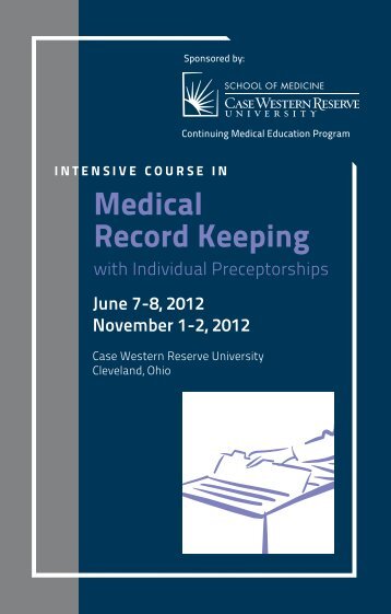 Medical Record Keeping - Case Western Reserve University School ...