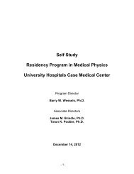 Download the Medical Physics Residency Program Self Study