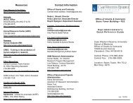 Quick Reference Guide for Administrators - Case Western Reserve ...