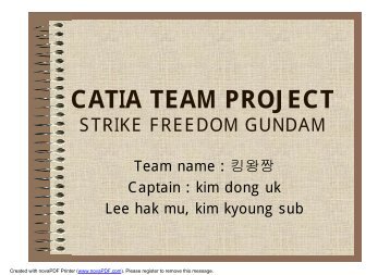 CATIA TEAM PROJECT