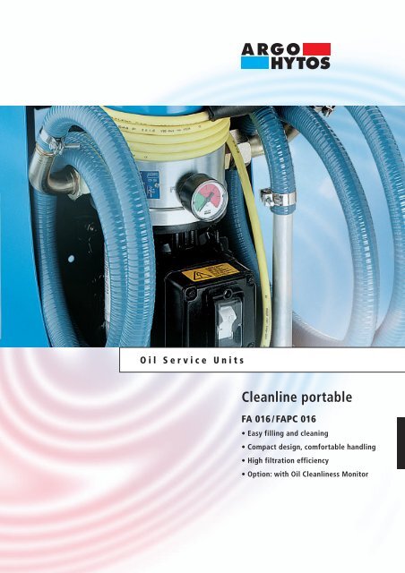 Cleanline portable - Argo-Hytos