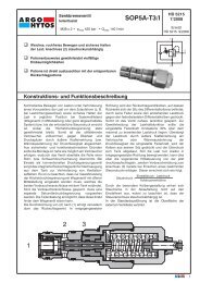 Typenschlüssel SOP5A-T3/l - Argo-Hytos