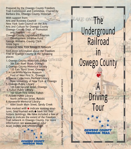 Underground Railroad A Driving Tour Visit Oswego County