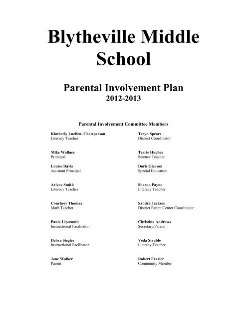 Blytheville Middle School - Blytheville Public Schools