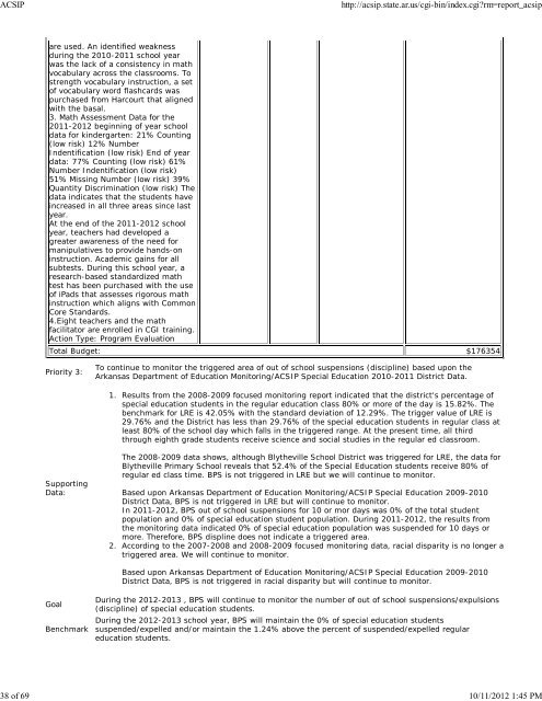 School Plan - Blytheville Public Schools