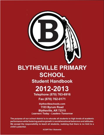 Student Handbook - Blytheville Public Schools