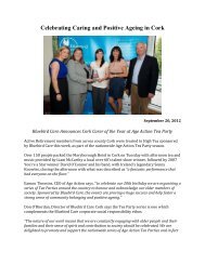 Celebrating Caring and Positive Ageing in Cork - Bluebird Care