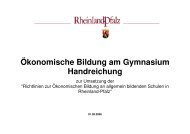 Ökonomische Bildung am Gymnasium - Gymnasien in Rheinland ...