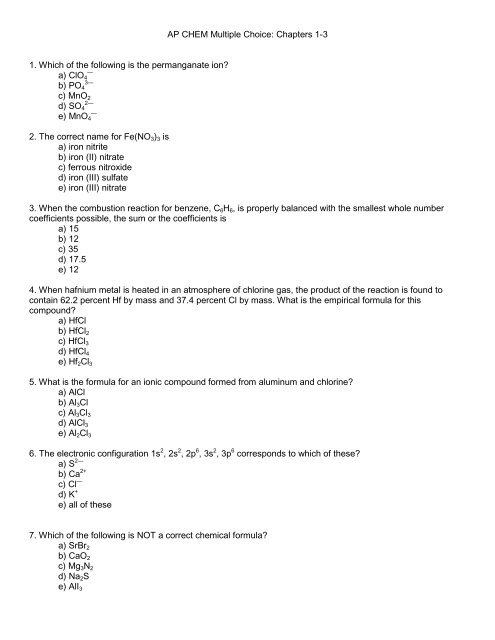 Ch 1 3 Multiple Choice Questions