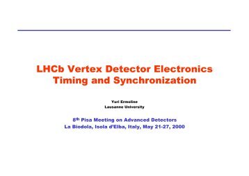 Yuri Ermoline - LHCb - CERN
