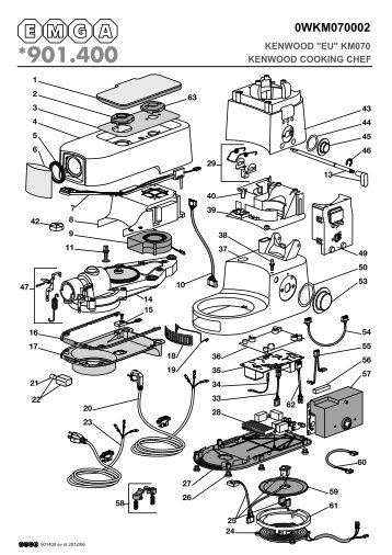 Exploded view / Parts - EMGA