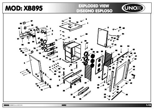 Exploded view / Parts - EMGA