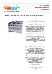 Cocina 4 Platos 1 Horno con Plancha Maigas - maquinas refrigeradas