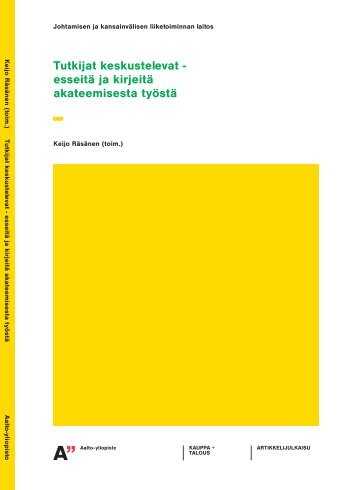 dokumentti Aalto_Report_KT_2012_003.pdf - Aalto-yliopisto