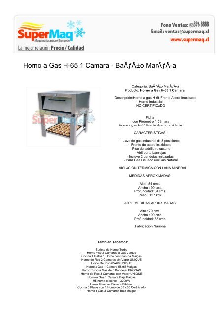 Horno a gas 24\
