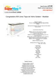 Congeladora 500 Litros Tapa de Vidrio Gelator - Abatidor
