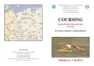 coursing.chojnice.zkwp.pl - Związek Kynologiczny w Polsce