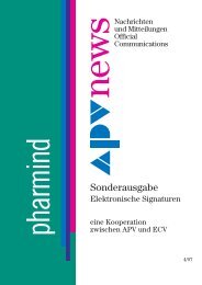 Elektronische Signatur Version 1.0 Oktober 2007 - APV