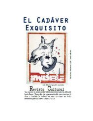 El Cadáver Exquisito - 4º Edición - Febrero 2013