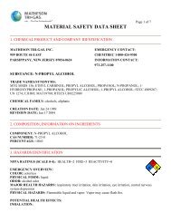 Acetone Material Safety Data Sheet (MSDS)