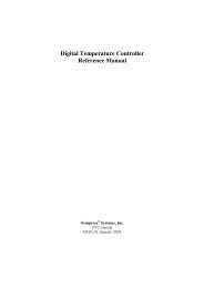 Digital Temperature Controller Reference Manual